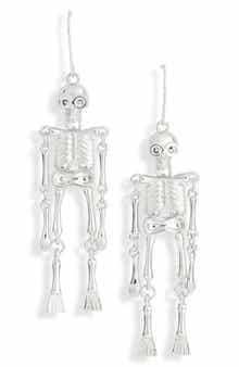 Halloween Skeleton Drop Earrings