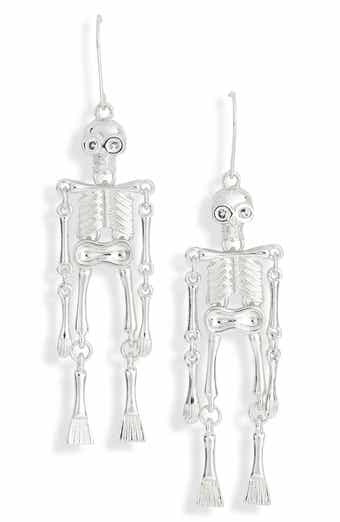 Halloween Skeleton Drop Earrings