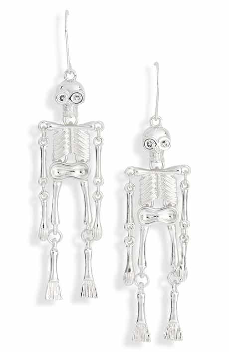 Halloween Skeleton Drop Earrings