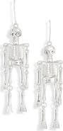 Leith Halloween Skeleton Drop Earrings