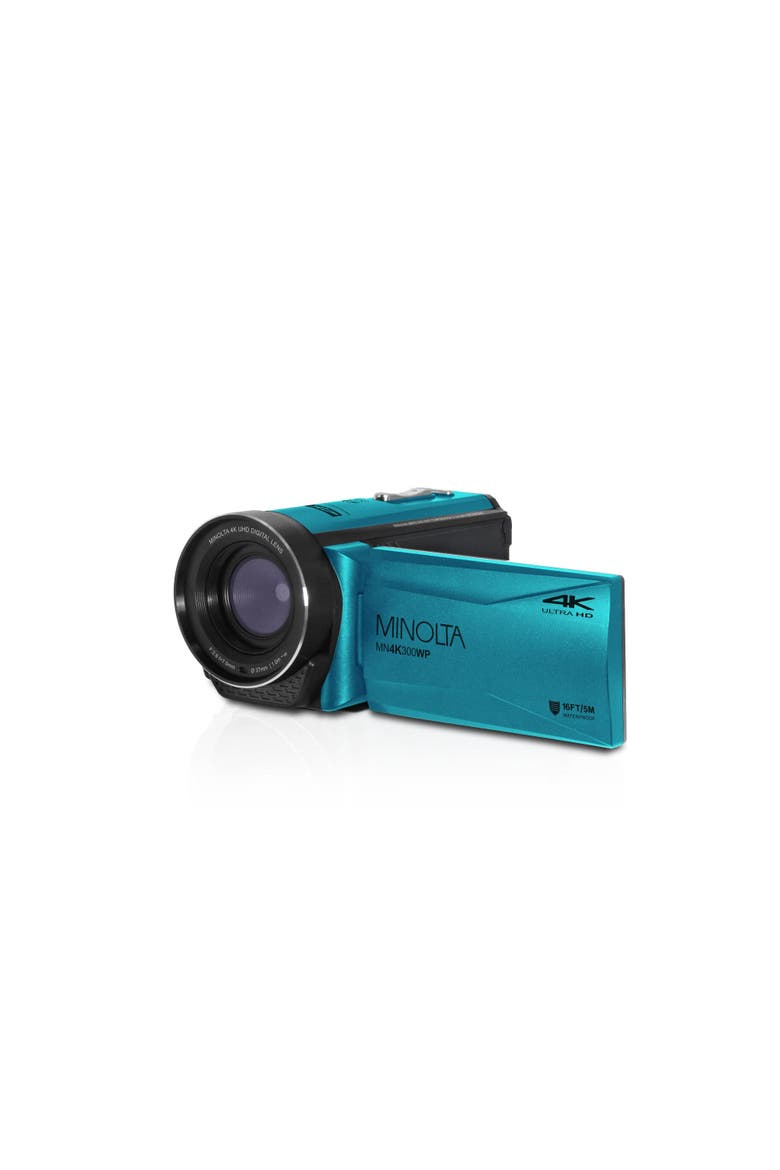 4K Ultra HD Waterproof Camcorder, Main, color, Blue