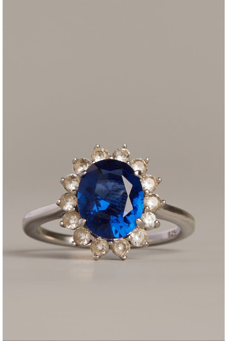 Diana Ring, Alternate, color, White Gold Vermeil