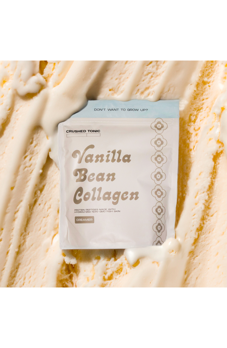CRUSHED TONIC Vanilla Bean Collagen Creamer, Alternate, color, Bovine Collagen