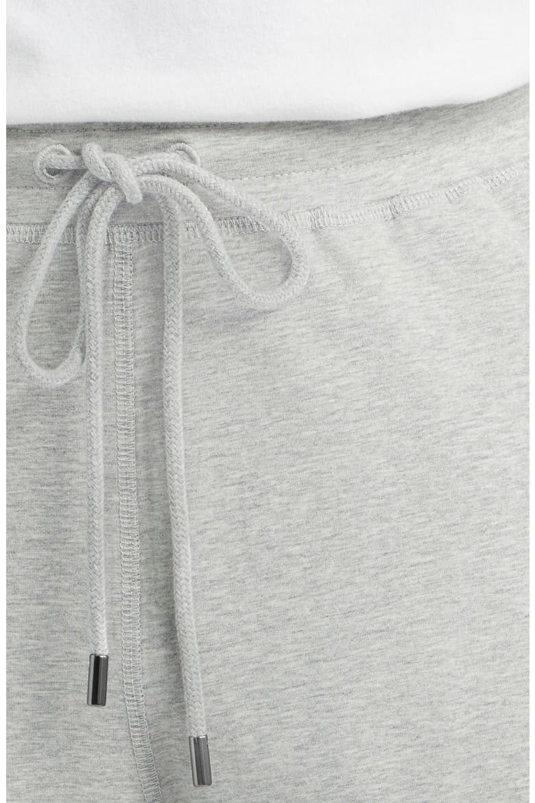 Stretch Cotton Lounge Shorts, Alternate, color, GREY HEATHER