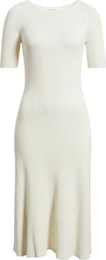 Nordstrom Rib Boat Neck Sweater Dress
