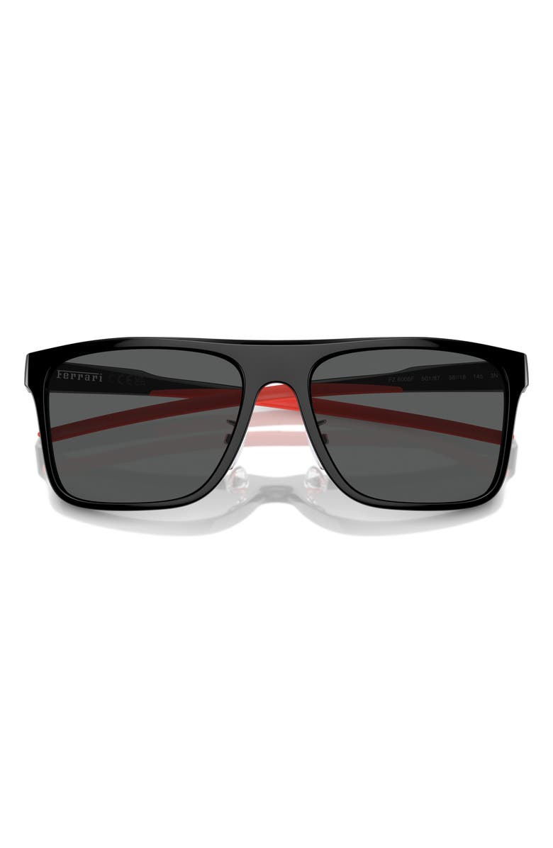 Scuderia Ferrari 58mm Square Sunglasses, Alternate, color, 