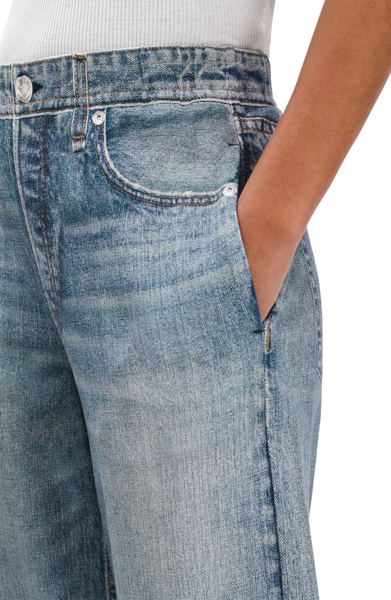 Miramar Wide Leg Cotton Terry Sweatpant Jeans