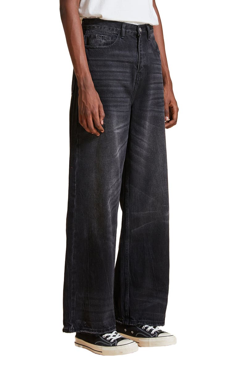 FOUND Lacy Baggy Straight Leg Jeans, Alternate, color,