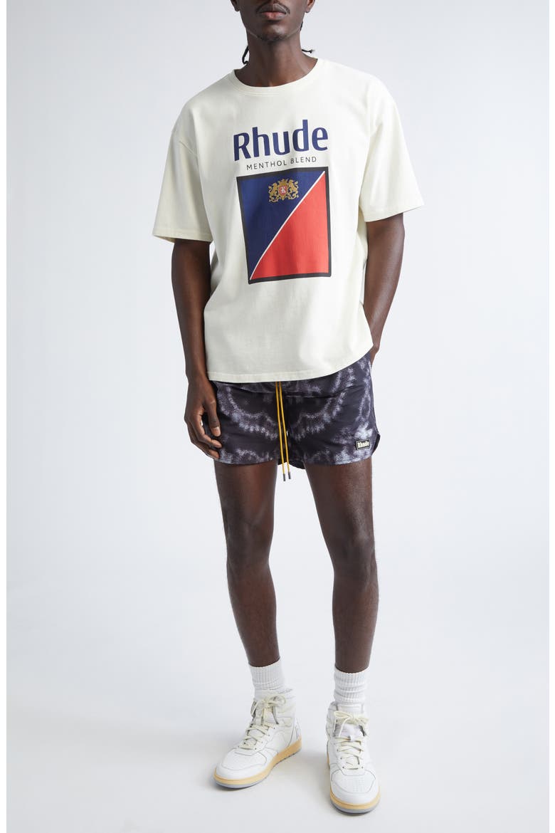 Collins Fumar Graphic T-Shirt, Alternate, color, WHITE/ NAVY/ RED/ BLACK/ YELLO
