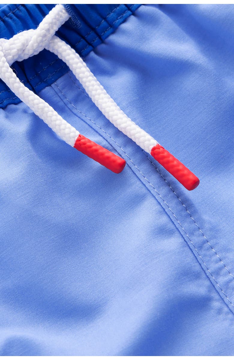 Mini Boden Kids' Swim Shorts, Alternate, color, Colourblock Stripe