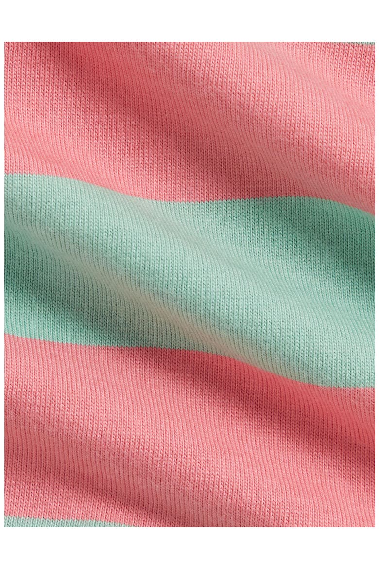 Rugby Stripe Cotton Jersey Dress & Bloomers Set, Alternate, color, DESERT ROSE MULTI