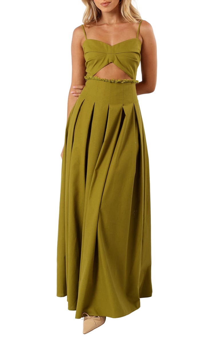 Petal & Pup Skye Cutout Maxi Dress, Main, color,