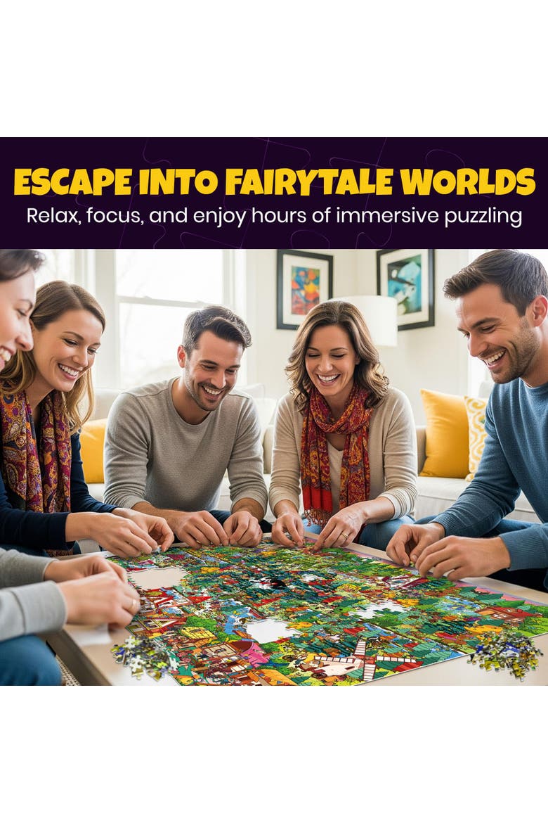 1000-Piece Jigsaw Puzzle Collection for Adults, Alternate, color, Fairy tales