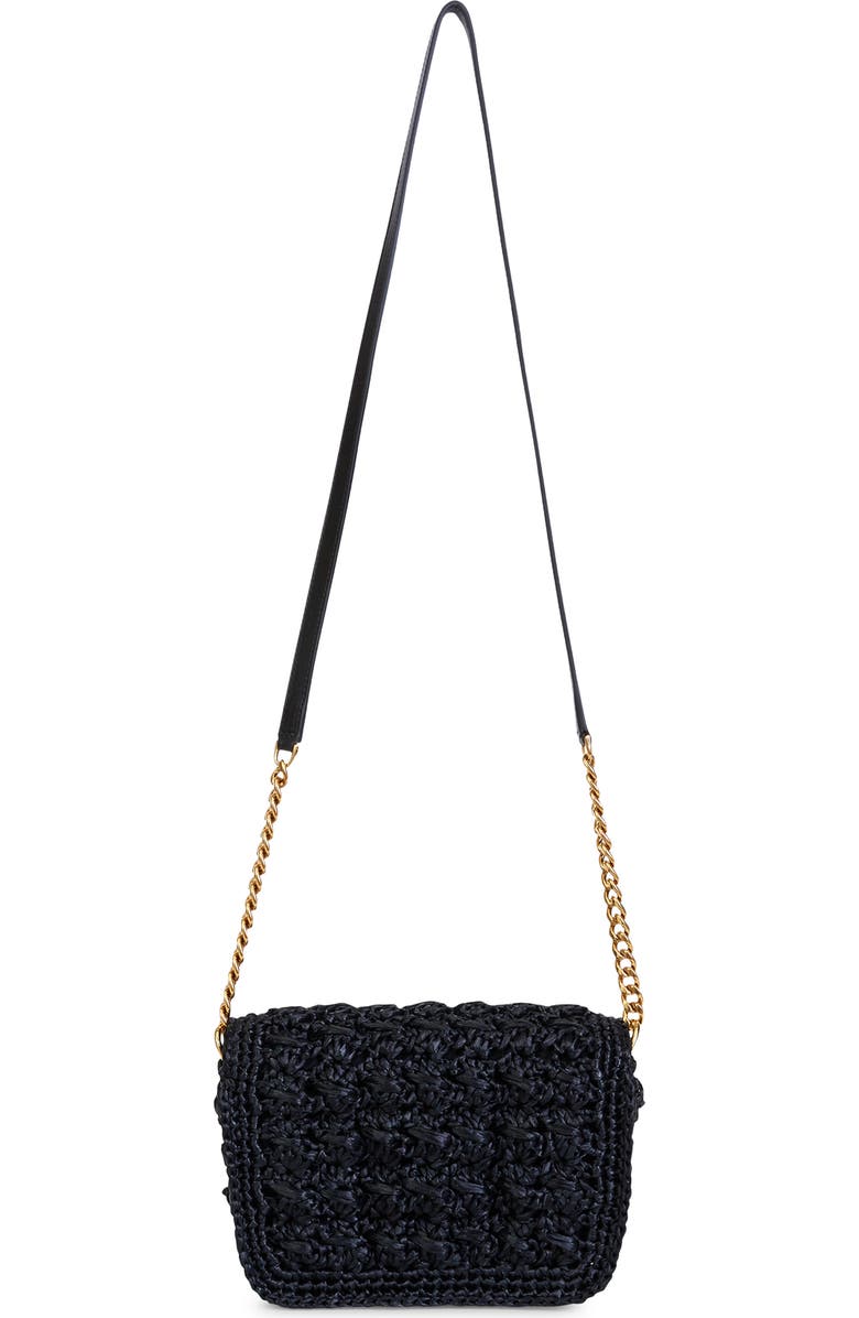 Etro Pegaso Raffia Crossbody Bag, Alternate, color,