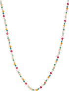 Argento Vivo Sterling Silver Multicolor Beaded Necklace