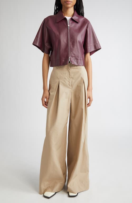 Lafayette 148 New York Warren Inverted Pleat Wide Leg Pants
