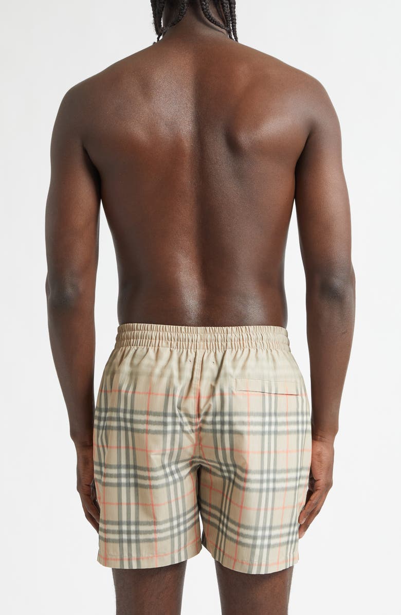 Burberry Check Swim Trunks, Alternate, color, 