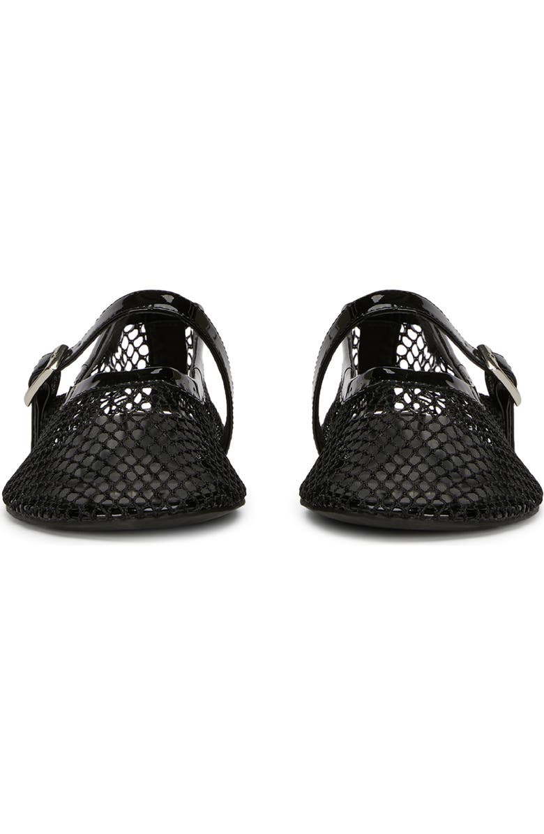 Tony Bianco Mia Mary Jane Flat, Alternate, color, Black Mesh/ Patent