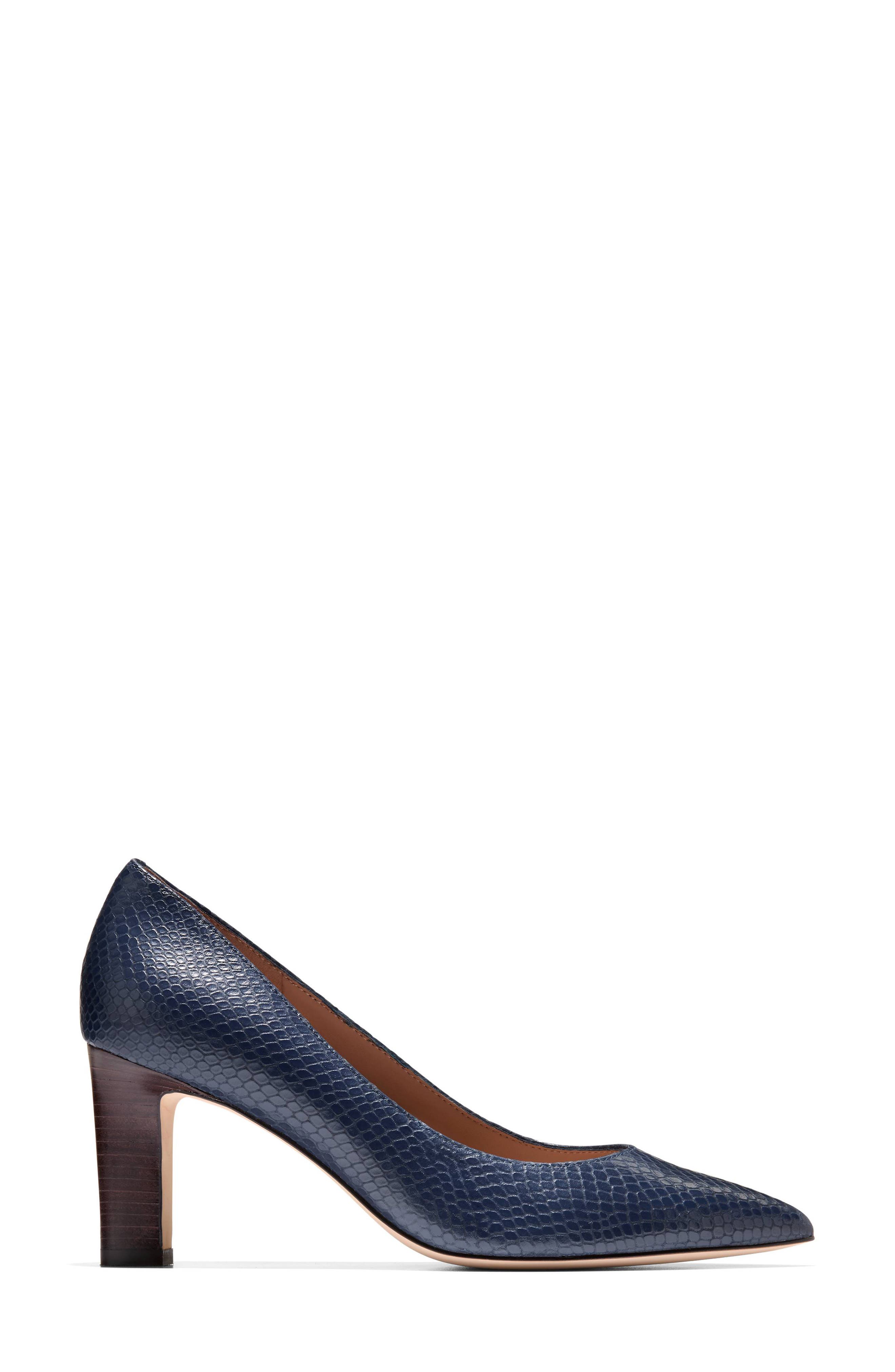 Cole Haan Mylah Snakeskin Embossed Pump, Alternate, color, 