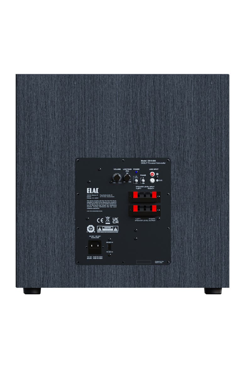 DS153 Debut 3.0 Series 15 Inch 300W Powered Subwoofer, Alternate, color, Black