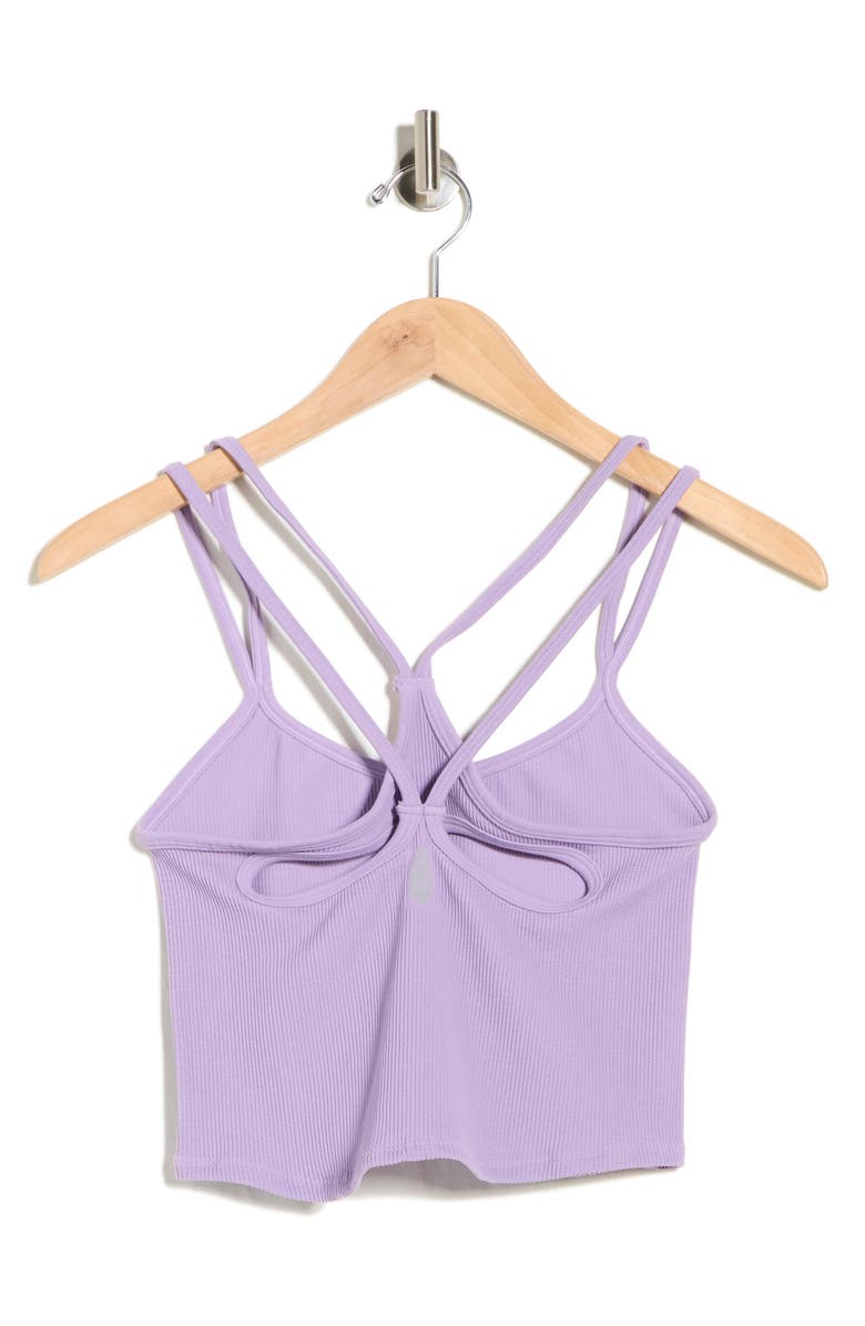 Free People Break a Sweat Free Throw Crop Tank, Alternate, color, Light Purple