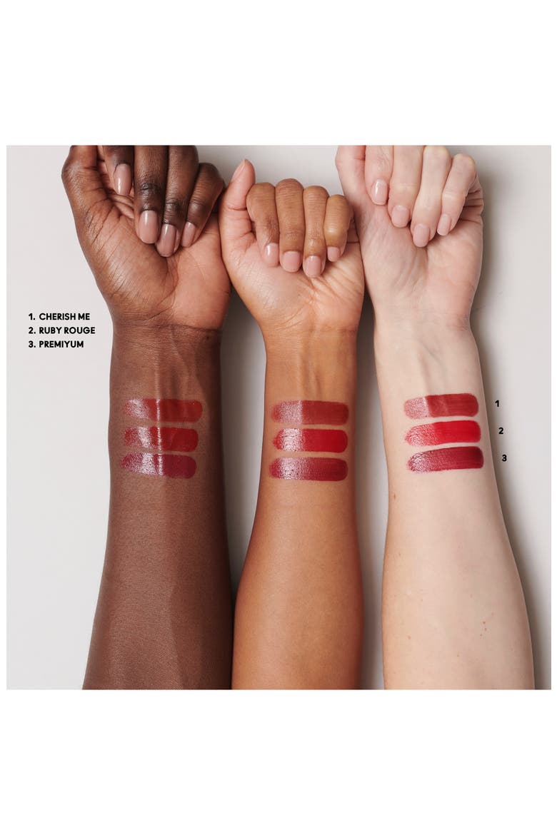 Everyday Luxury Mini Lustreglass Lipstick Trio Holiday Gift Set $45 Value, Alternate, color, RED