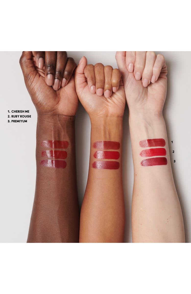 MAC Cosmetics Everyday Luxury Mini Lustreglass Lipstick Trio Holiday Gift Set $45 Value, Alternate, color, Red