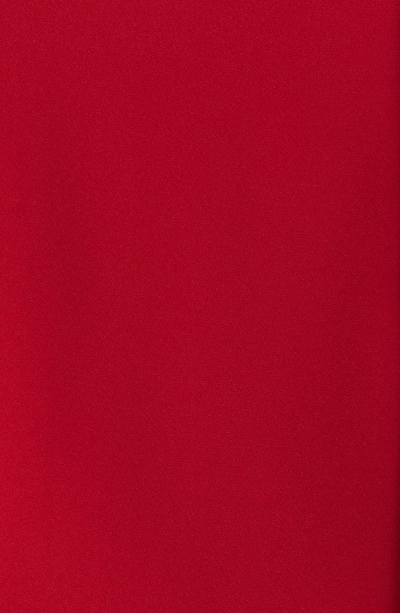 Anne Klein Ruffle Collar Sleeveless Blouse, Alternate, color, Titan Red