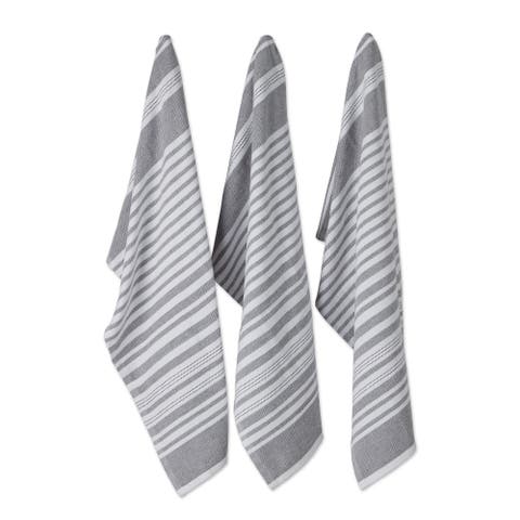 Mineral French Terry Stripe Dishtowel Set/3