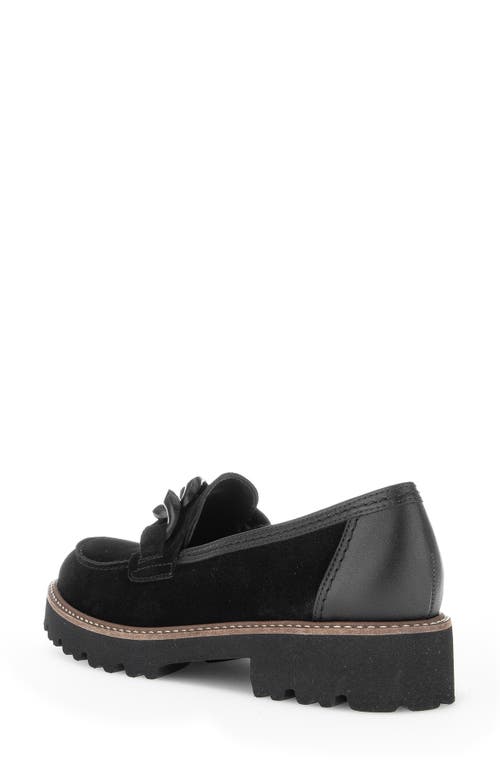 Gabor Bit Loafer In Black