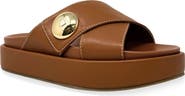 SHUSHOP Katie Platform Slide Sandal