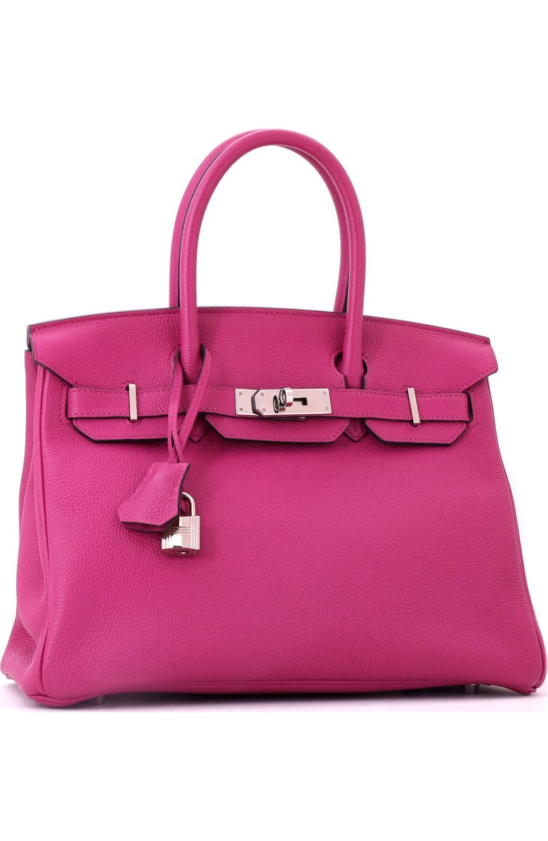 81034712 Birkin Handbag Pink Togo with Palladium Hardware 30, Alternate, color,