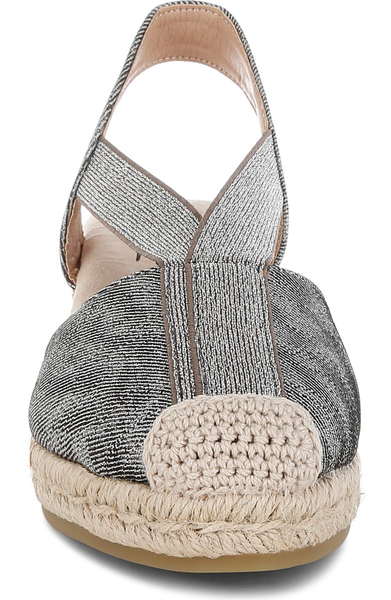 LONDON RAG Port Side Metallic Espadrille Platform Wedge Pump, Alternate, color,