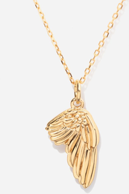 Little Sky Stone Angel Wing Charm Necklace