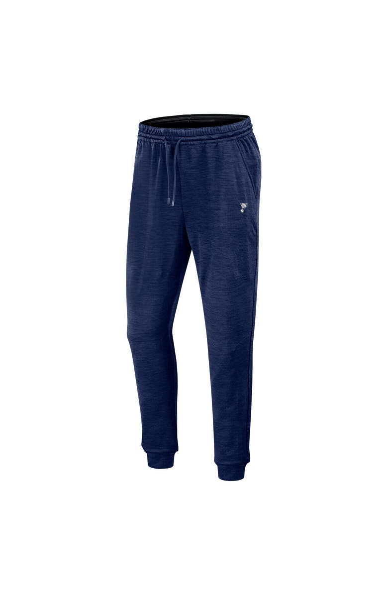 FANATICS Men's Fanatics Branded  Heather Navy St. Louis Blues Authentic Pro Fleece Sweatpants, Alternate, color, Heather Navy