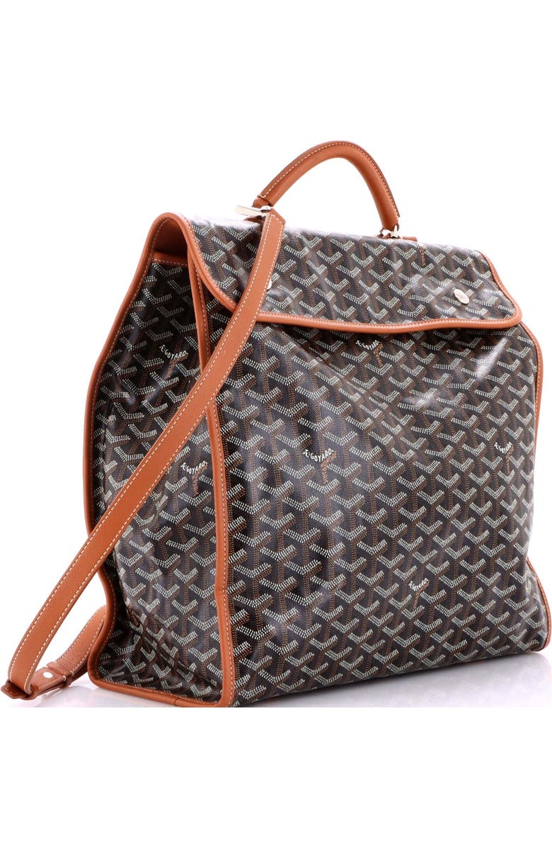 Pre-Owned Goyard Saint Leger Briefcase Backpack Coated Canvas, Alternate, color,