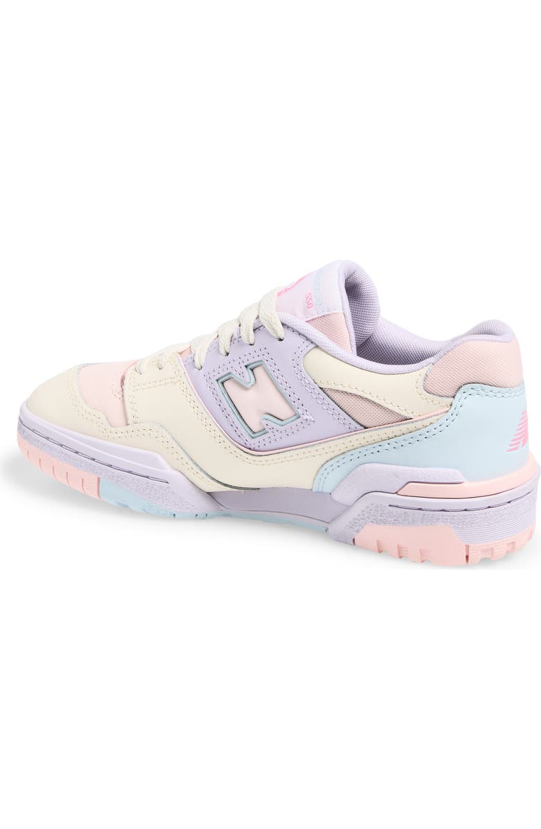 New Balance Kids' b550 Sneaker, Alternate, color, Shell Pink/ Permafrost
