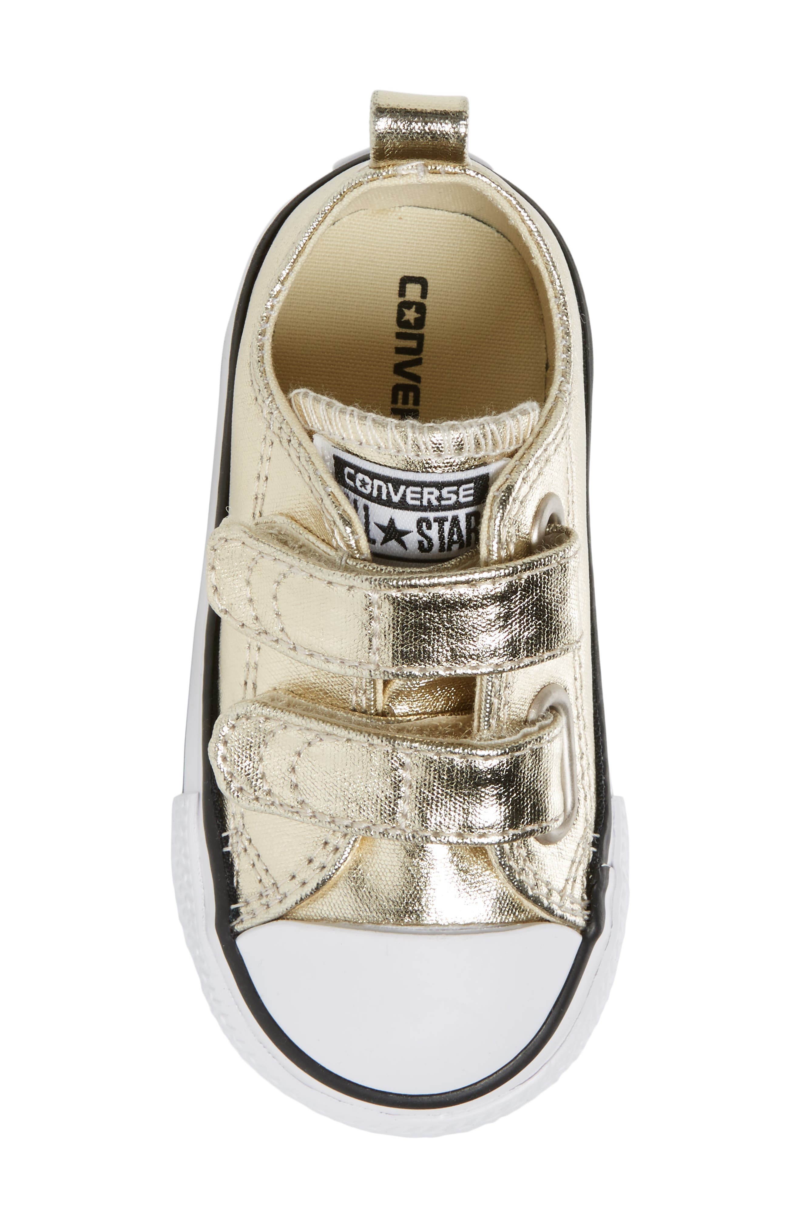 Converse Chuck Taylor<sup>®</sup> All Star<sup>®</sup> 2V Metallic Low-Top Sneaker, Alternate, color, 
