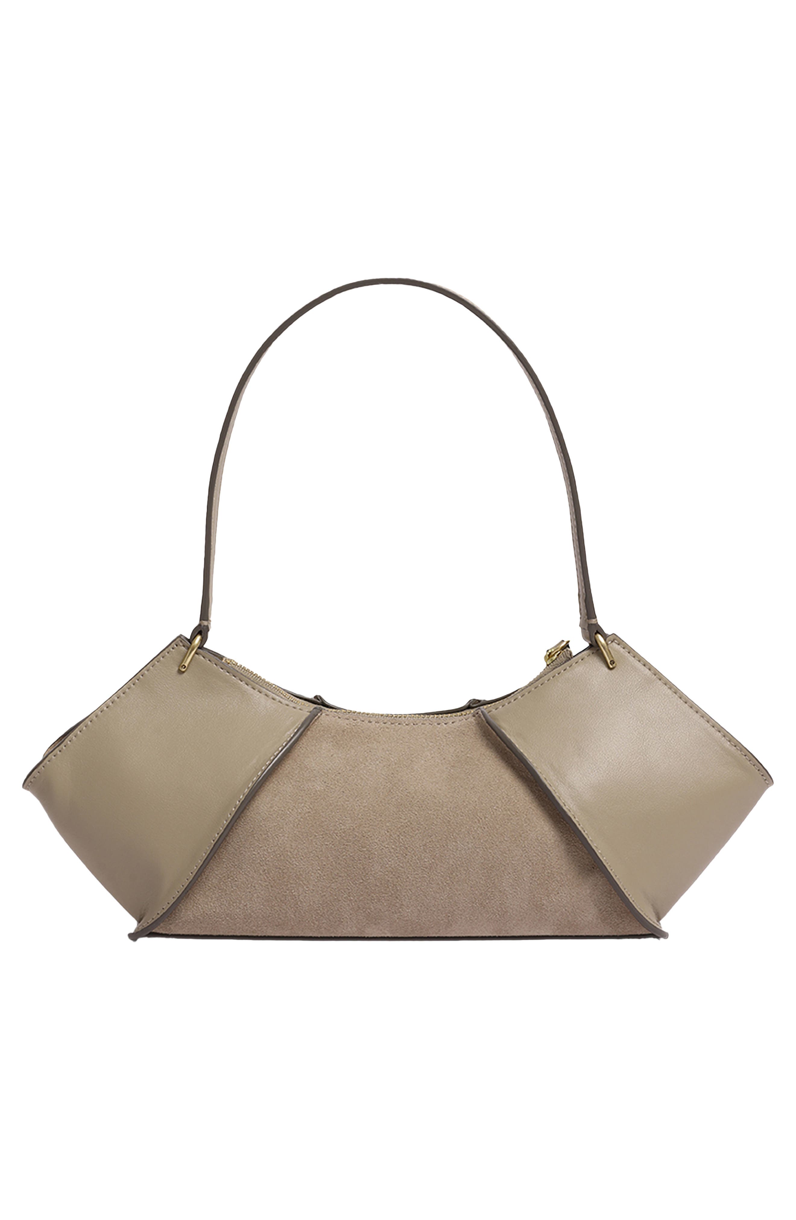 Crosby Leather Shoulder Bag, Alternate, color, TAUPE