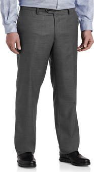 Oak Hill Premium by DXL Big & Tall Sharkskin Suit Pants