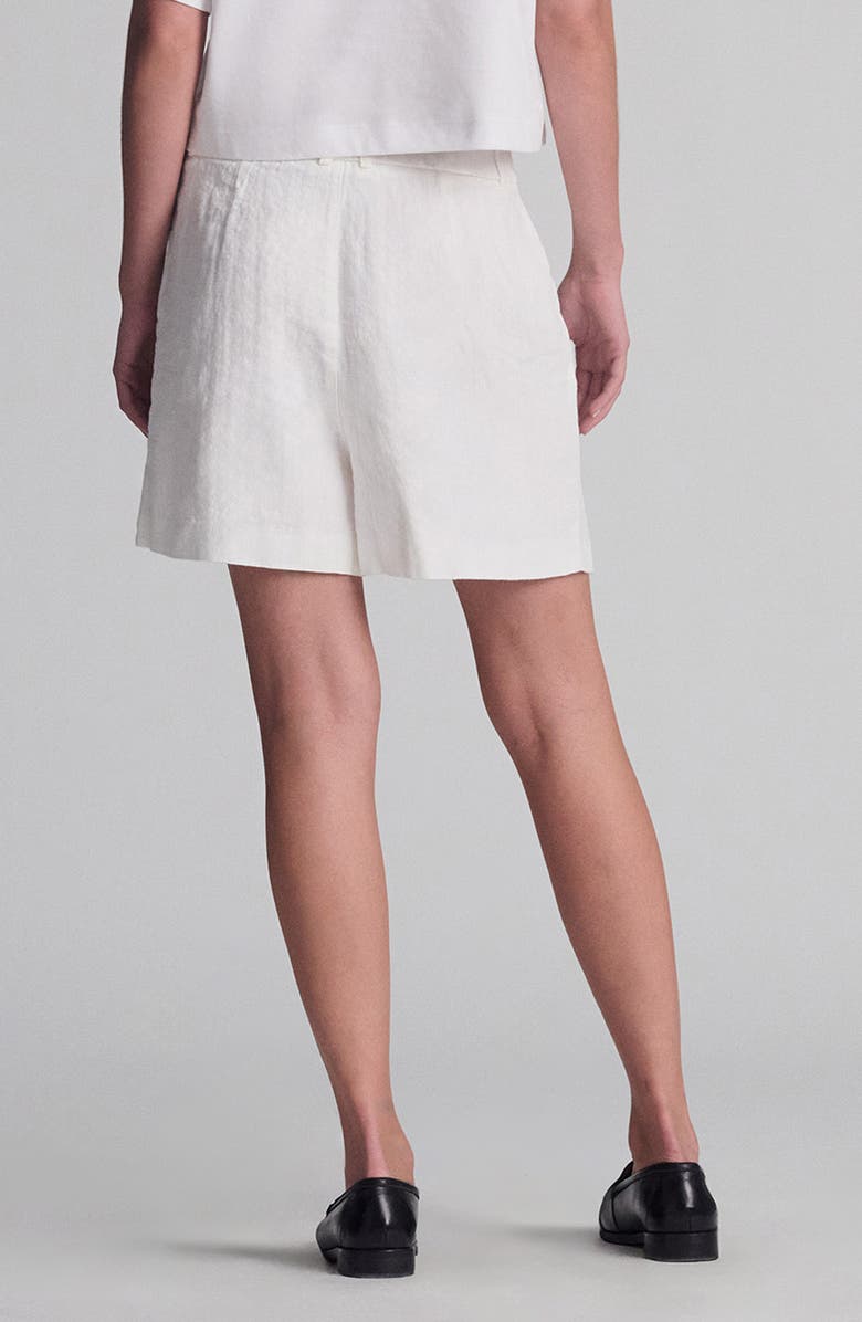 Mavi Jeans Woven Linen Shorts, Alternate, color, Antique White