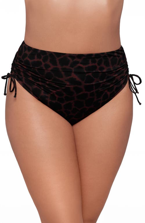 S3 Cinch High Waist Adjustable Bottoms in Giraffe Sangria  product