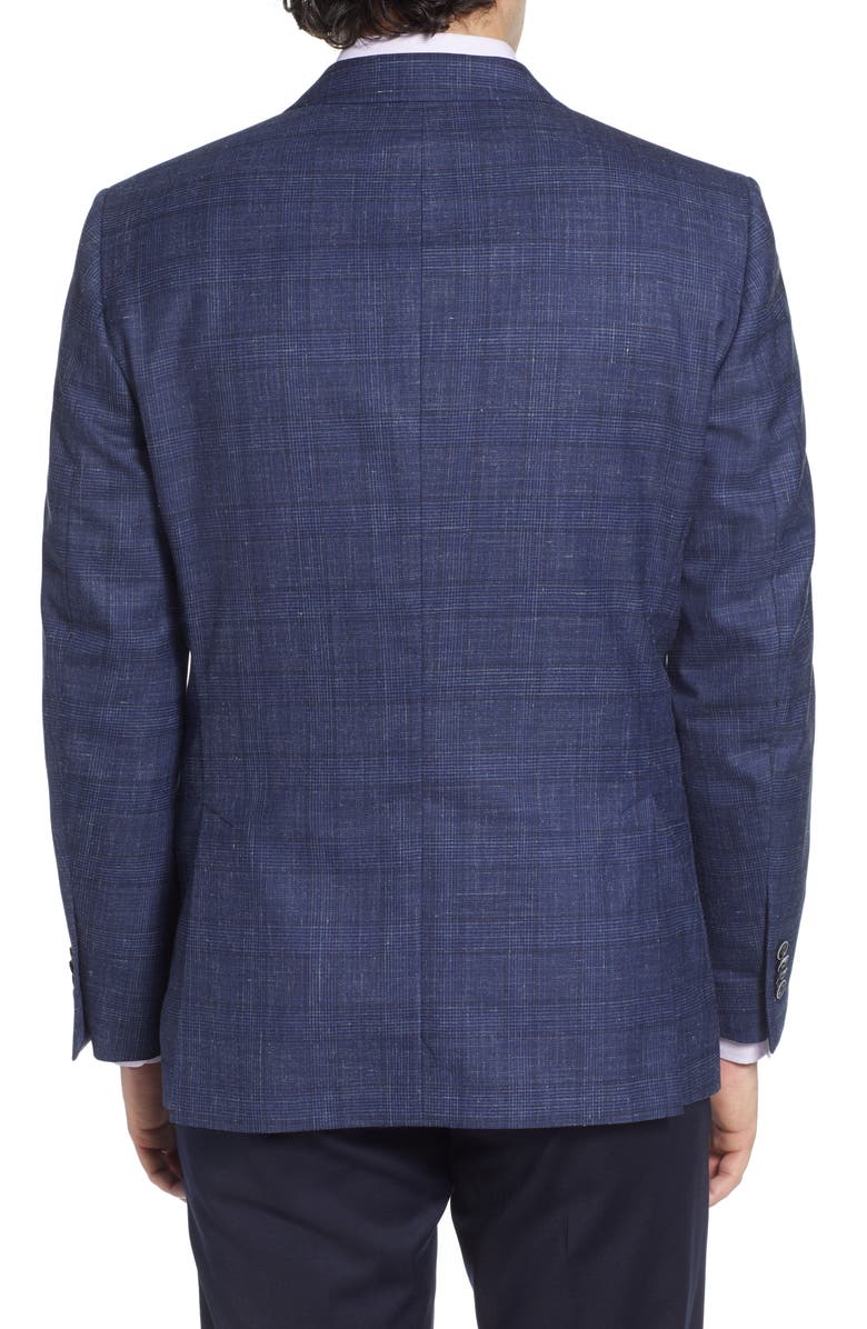 Peter Millar Classic Fit Plaid Wool Sport Coat, Alternate, color,