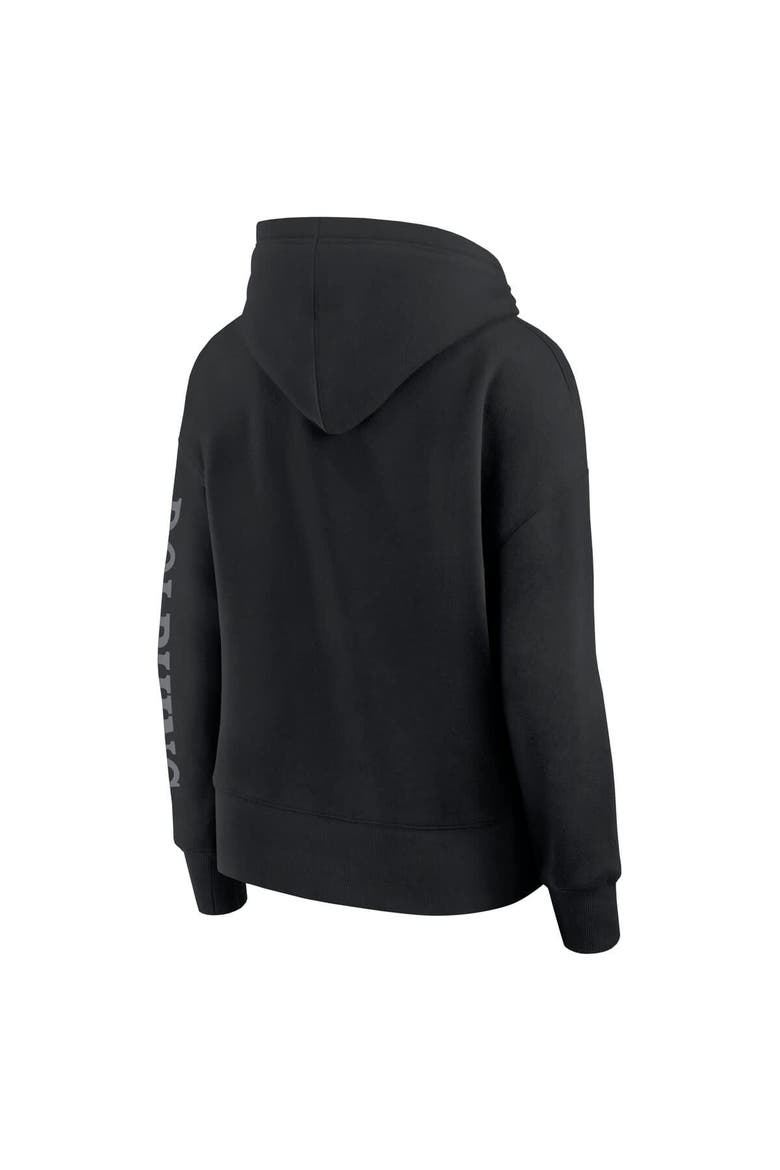 Women's Fanatics  Black Miami Dolphins Elements Next Pullover Hoodie, Alternate, color, Black