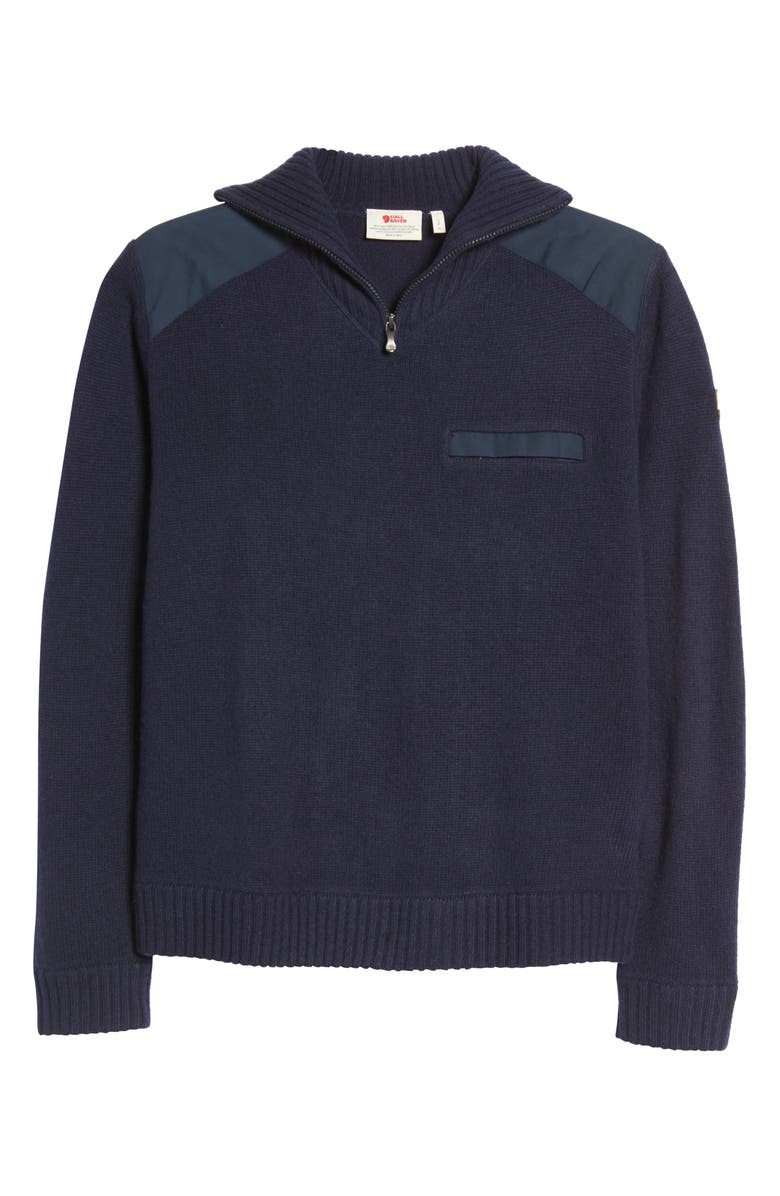 Fjällräven 'Koster' Quarter Zip Sweater, Alternate, color, 