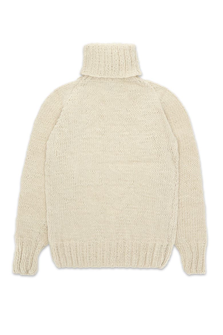 Merino Wool Turtleneck Pullover, Alternate, color, Ivory