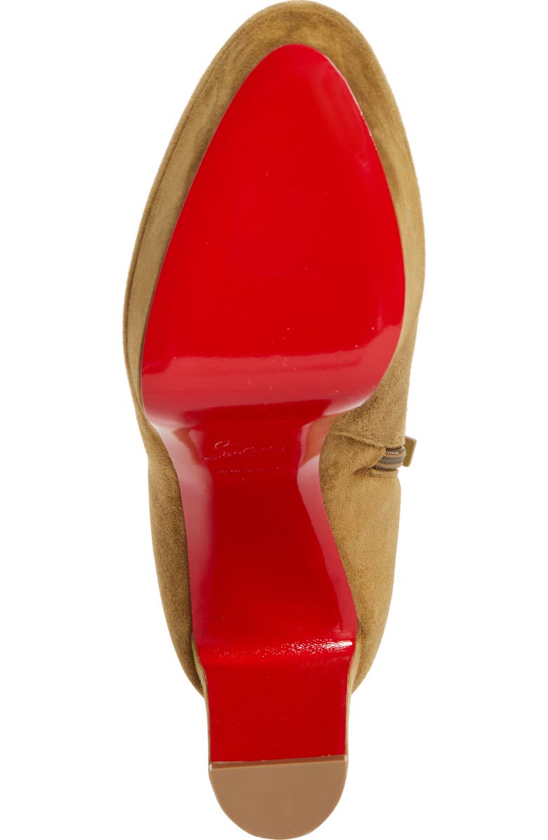Christian Louboutin Loo Platform Bootie, Alternate, color, Bronzo