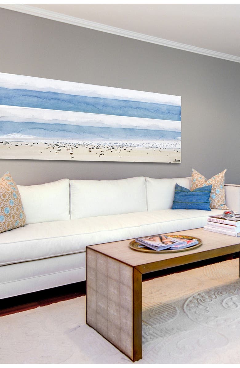 MARMONT HILL House Ipanema Painting Print on Wrapped Canvas - 30" x 10", Alternate, color,