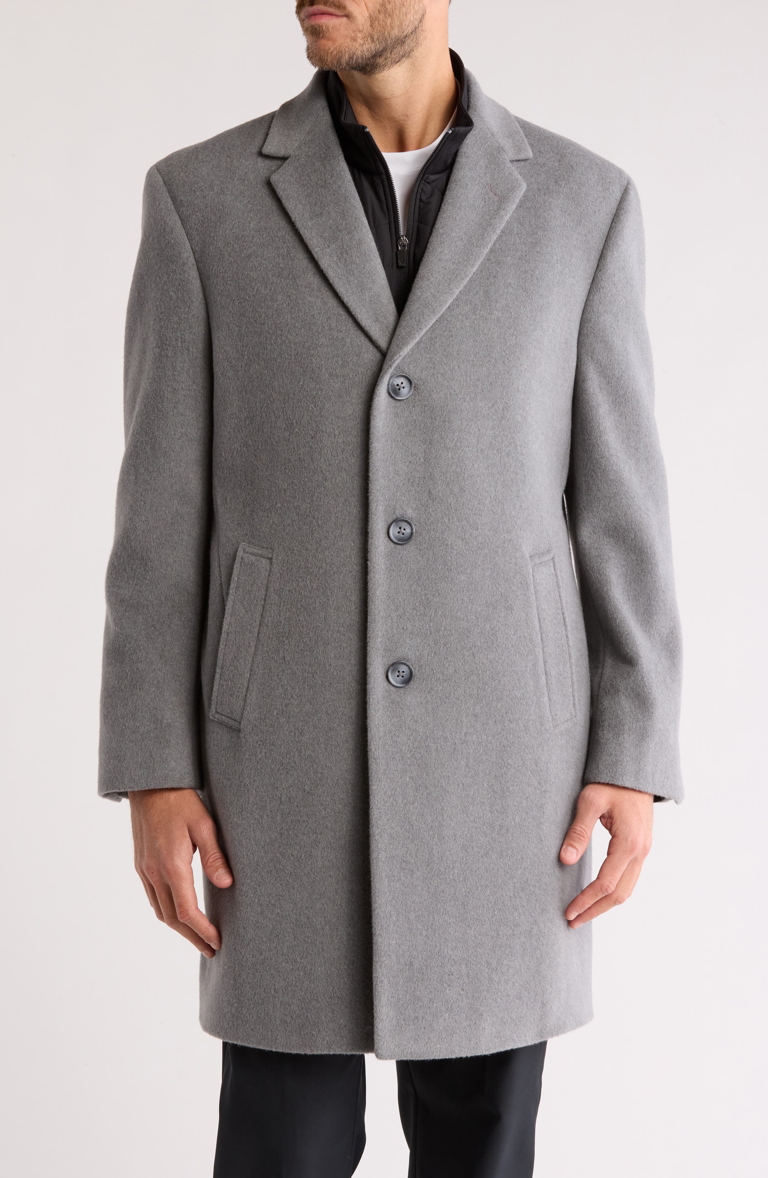 Nautica Wool Blend Top Coat