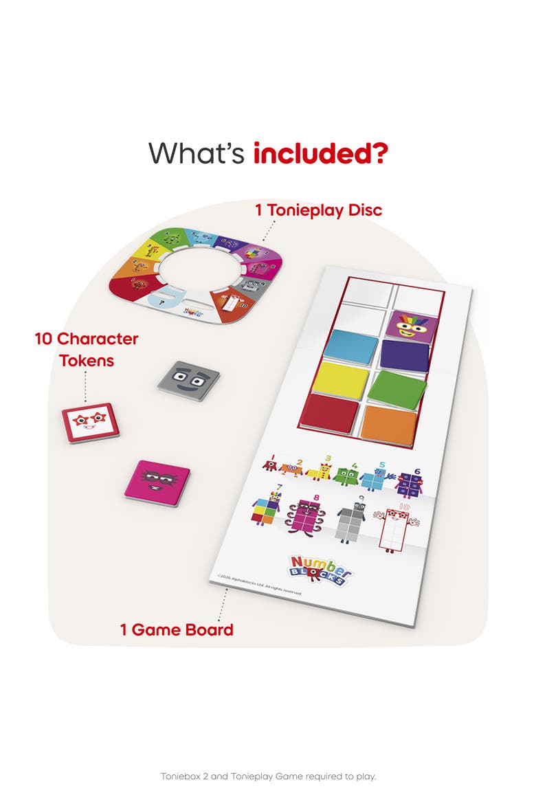 Kids' Numberblocks Tonieplay Mat, Alternate, color, MULTICOLOR